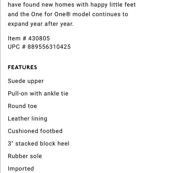 TOMS Black Suede Mila Bootie - Picture 8 of 8